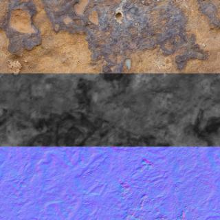 Seamless Textures of Rock + Normal & Bump Mapping